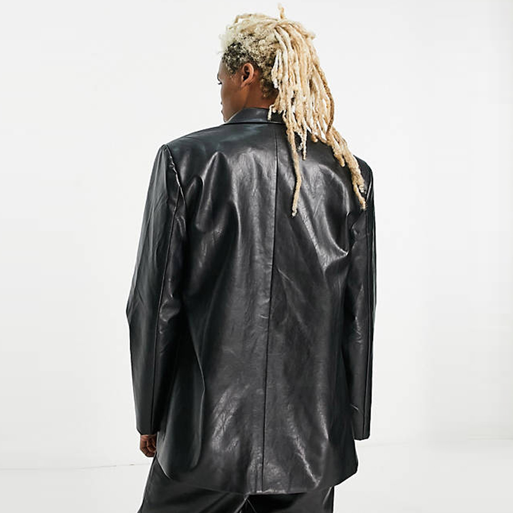 Leather Blazer - Image 2