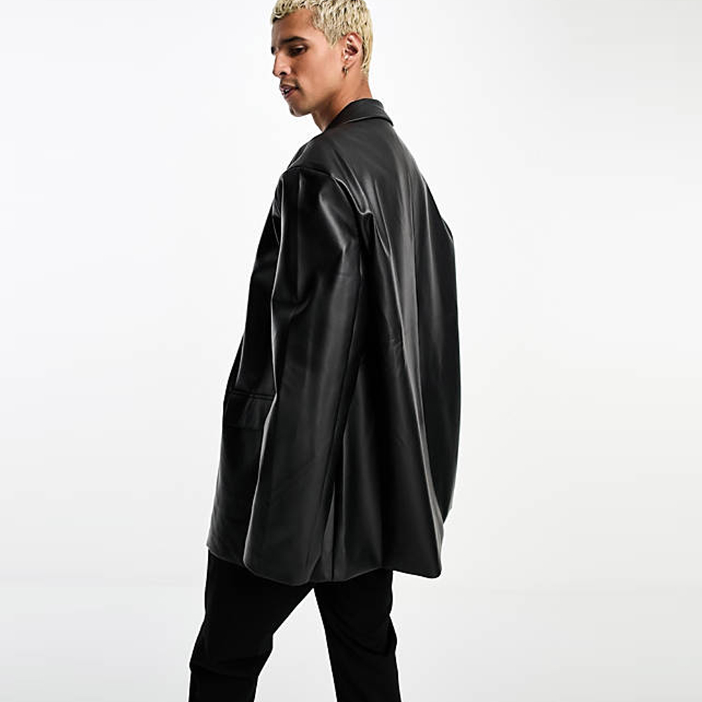 Leather Blazer - Image 2