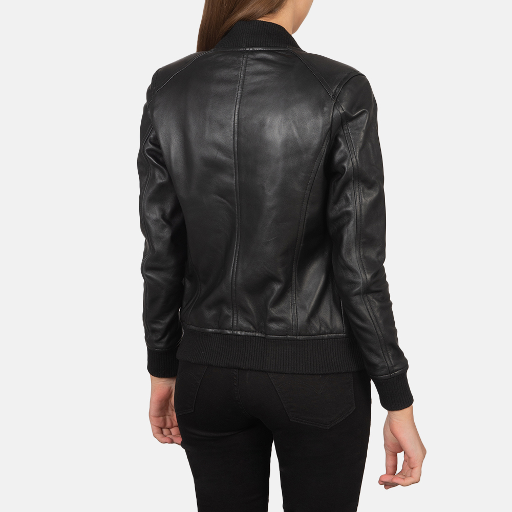 Black Leather Jacket - Image 2
