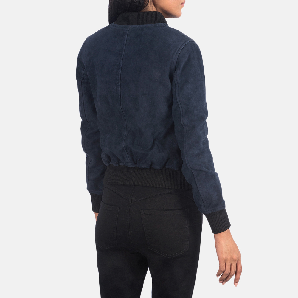 Suede Jacket Blue - Image 2