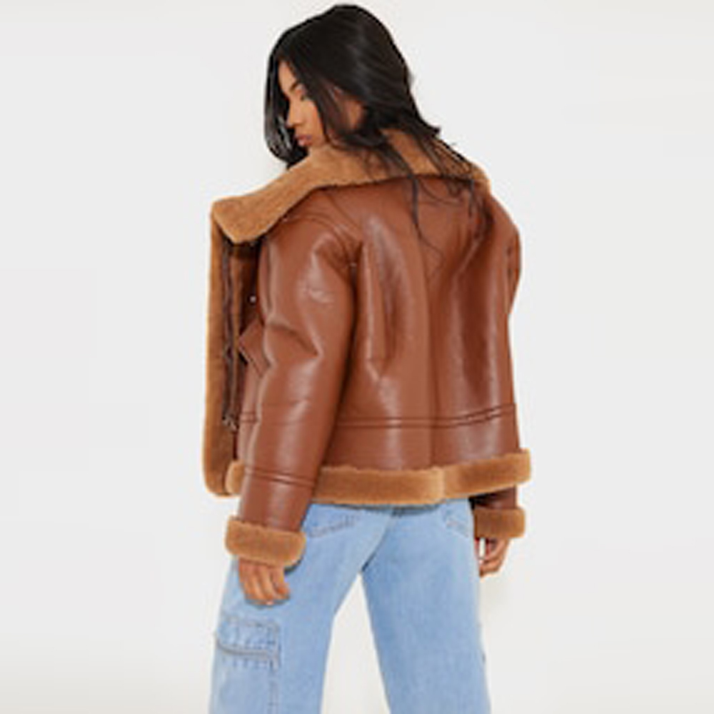 Aviator Jacket brown - Image 2