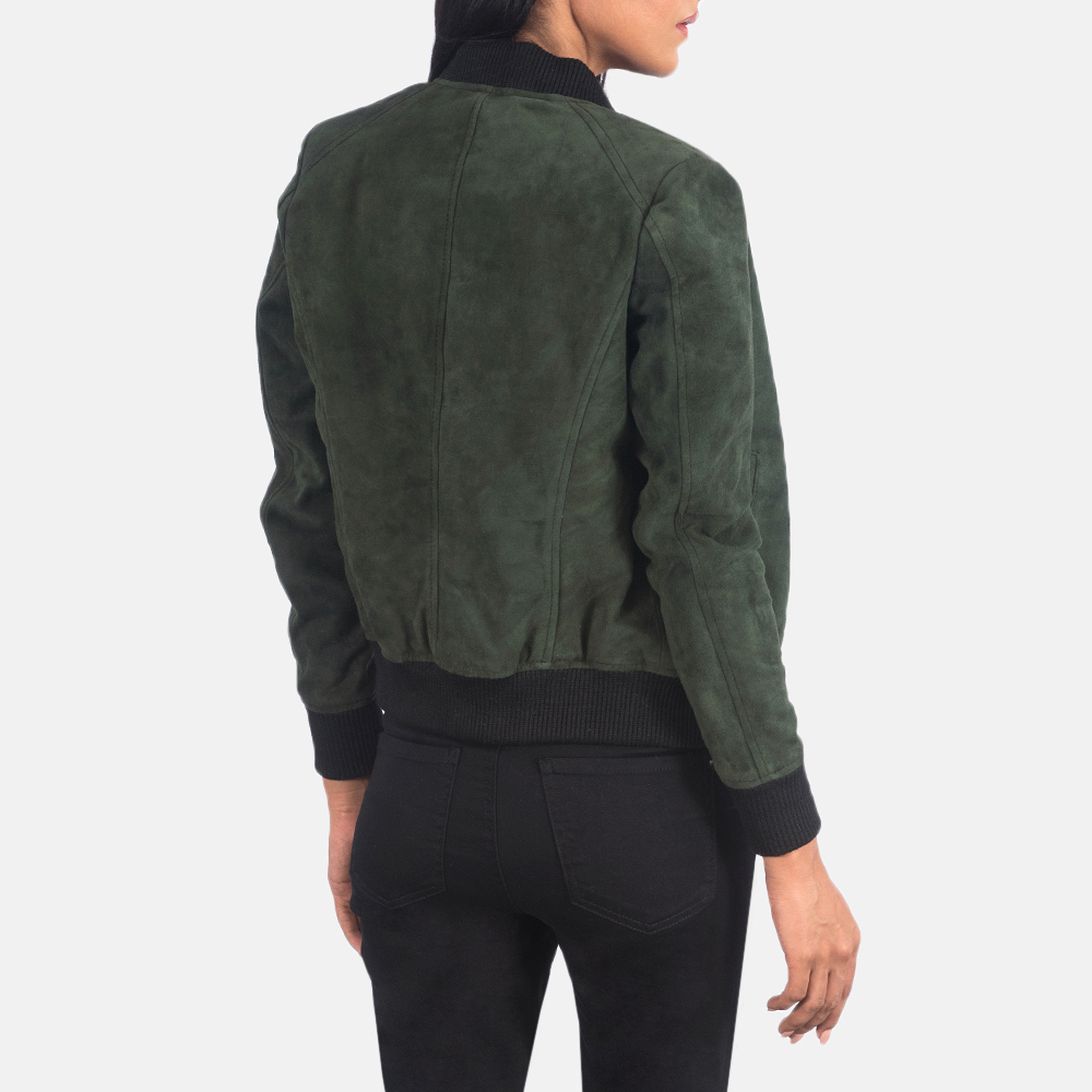 Suede Green Jacket - Image 2