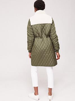 Shearling Coat Green - Image 2