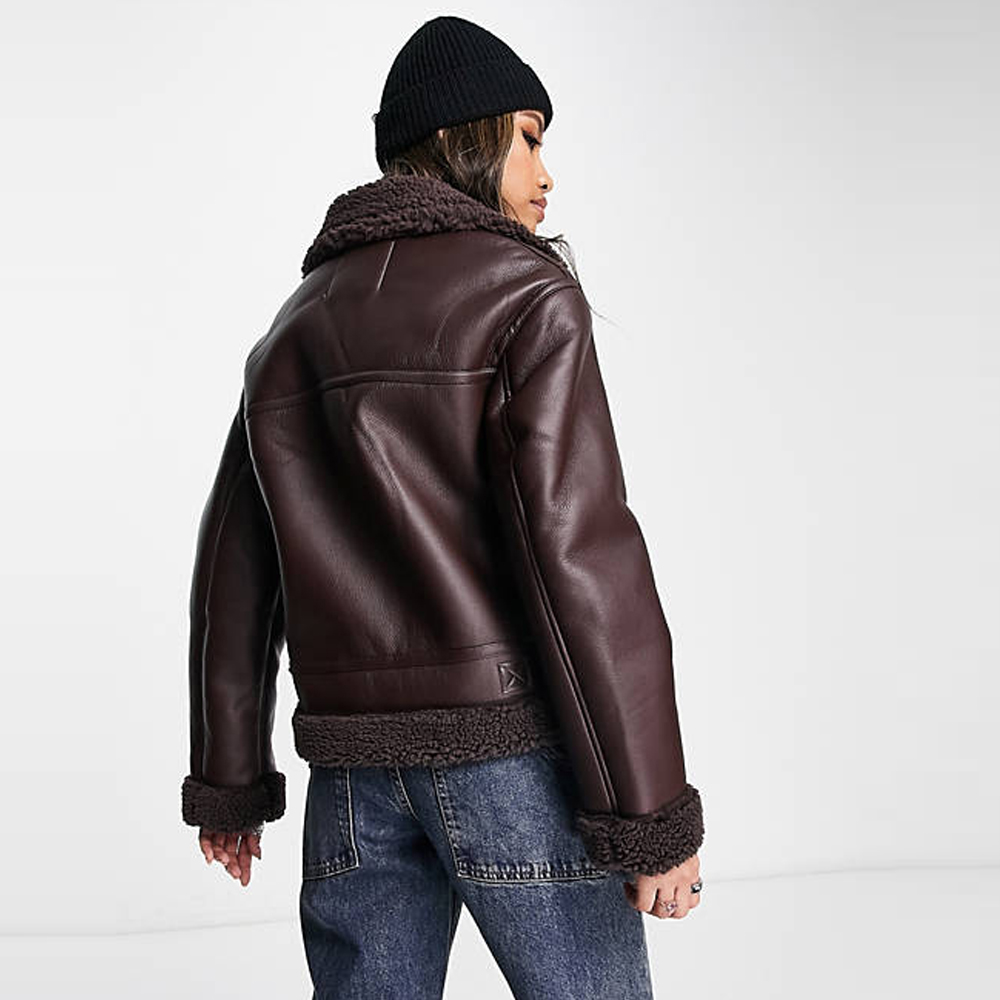 Aviator Jacket Brown - Image 2